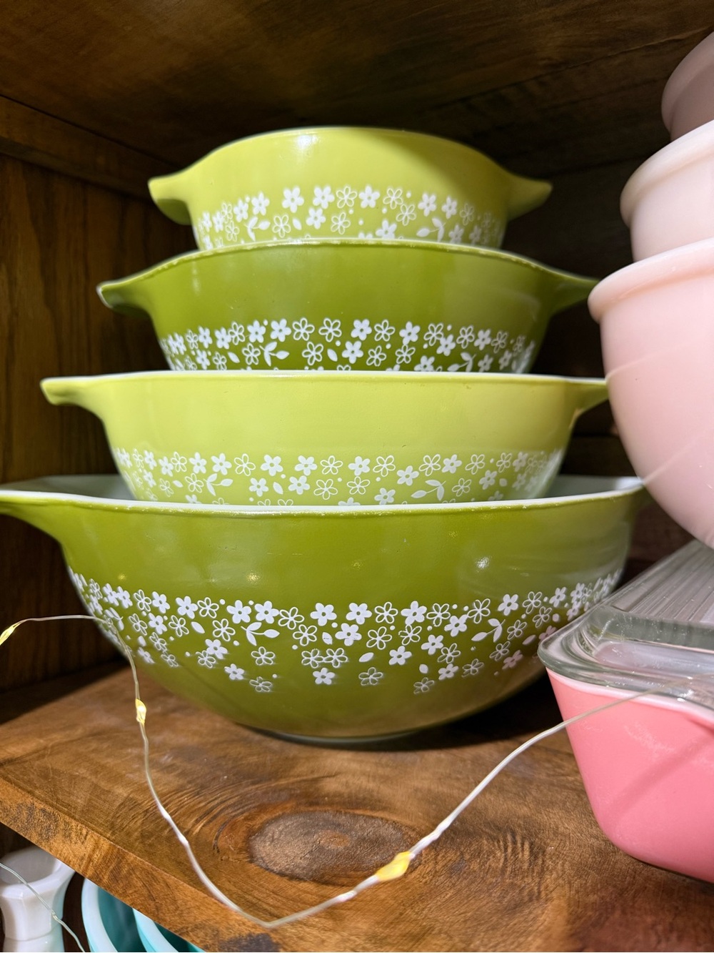 Pyrex spring blossom crazy Daisy Mixing Bowl Set - 4 Piece